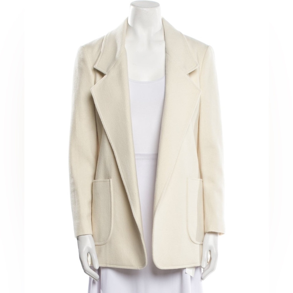 Coach Cream Women's Wool Blazer